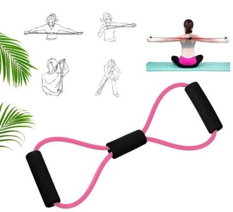 Resistance loop band for exercise and fitness training