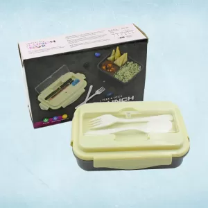 Tiffin Box Liner Spoon and Portable Tableware Set for Warm Food