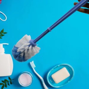 PLASTIC ROUND TOILET CLEANER BRUSH