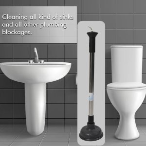 Versatile Drain Unblocker Cleaner Sink Plunger Cleaning Pump like kitchen sink toilet and bathroom