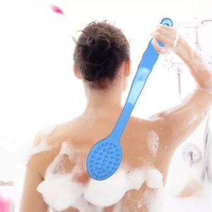 Amazing Bath Brush with Bristles and a Long Handle