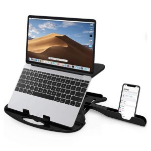 Adjustable Laptop Stand Patented Riser with Mobile Stand
