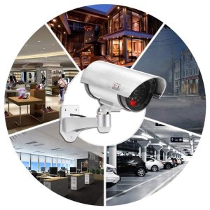 Wireless security cctv fake outdoor ir camera