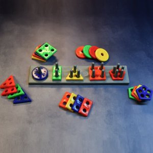 Geometric Brick Educational Learning Toys for Preschool Kids