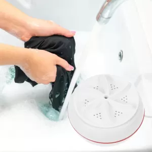 Mini Washing Machine Turbine the Ultrasonic  Perfect for Home Camping College and  Laundry Day Hassles