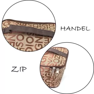 Makeup Bag for Women Multifunctional Large Capacity Travel Cosmetic Storage Organizer with Waterproof Design