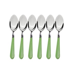 Comfortable Grip Stainless Steel Spoon Set 6 Pcs