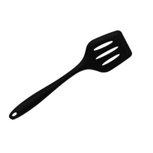 Silicone Slotted Spatula Non Stick Kitchen Turners High Heat Resistant BPA Free Utensils for Frying Fish Eggs Meat.