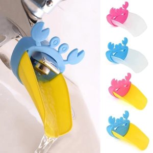 Faucet Silicone Sink Handle Extender which is a fantastic accessory for children in the bathroom!