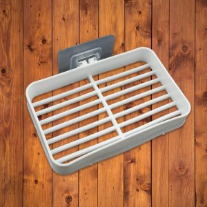 Versatile and convenient soap dish holder which is perfect for both your bathroom and kitchen needs.