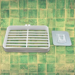Versatile and convenient soap dish holder which is perfect for both your bathroom and kitchen needs.