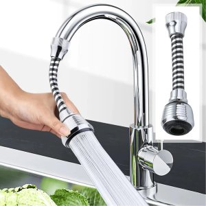 The Tap Spray Head Kitchen Faucet Extender, the ultimate universal faucet spray head adapter!