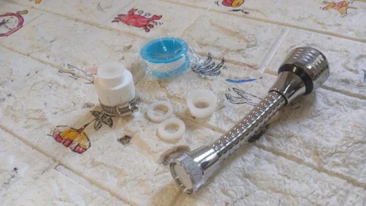 The Tap Spray Head Kitchen Faucet Extender, the ultimate universal faucet spray head adapter!