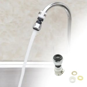 360-degree rotatable faucet tap aerator which is a fantastic water-saving shower attachment and faucet booster for your kitchen or bathroom.