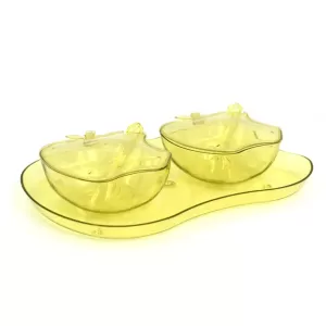 Apple Shaped Tray Bowl for Serving Snacks and a Variety of Food Items