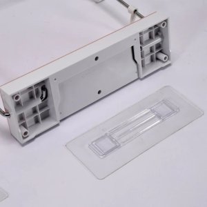 The revolutionary Wall-Mounted Foldable Wash Basin Storage Rack Shelf Holder with a convenient self-adhesive sticker!