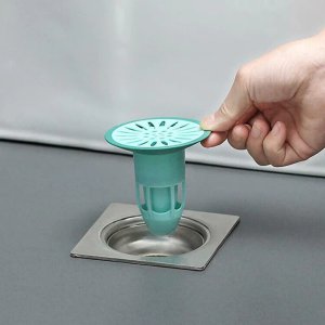 Deodorant floor drain core silicone drain stopper insect proof anti odor hair trap plug trap for kitchen bathroom toilet