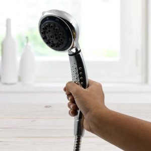 Versatile and high-performance Shower Head and Stainless Steel Hose Combo!