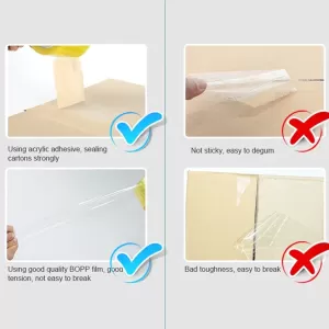 Clear Tape Refills All Purpose Transparent Glossy Tape for Office Home School  1.2cm x 30 Meters per Roll (Set of 12)