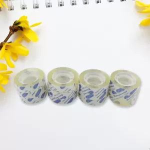 Clear Tape Refills All Purpose Transparent Glossy Tape for Office Home School  1.2cm x 30 Meters per Roll (Set of 12)
