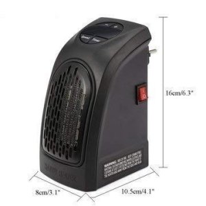 Electric Mini Handy Heater Plug In Wall Heater 400W