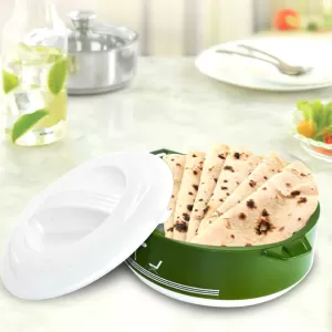 Stainless Steel Chapati Roti Hot Pot Insulated Casserole Dish with Inner Lining and Cover