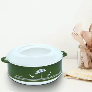 Stainless Steel Chapati Roti Hot Pot Insulated Casserole Dish with Inner Lining and Cover