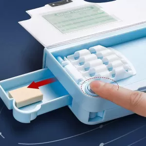 Pencil Organizer for Children, Cosmic Pencil Holder for Boys and Girls Stellar themed Party Favors for Kids (Space-Inspired Pencil Box).