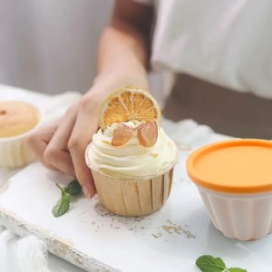 Versatile set of 4 Pudding Molds which is perfect for creating delightful treats like custards and jellies and even ice creams