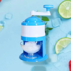 Innovative Portable Gola Maker which is an ice crusher and shaved ice machine combined into one convenient device