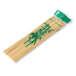 Natural Bamboo wooden Skewers for BBQ Grilling