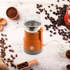 Small food grinder grain grinder, portable coffee bean seasonings spices mill powder machine small kitchen appliances for home and office