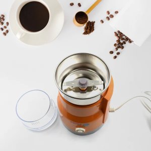 Small food grinder grain grinder, portable coffee bean seasonings spices mill powder machine small kitchen appliances for home and office