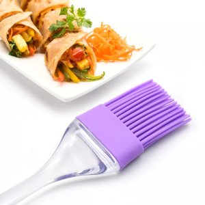 Silicone Kitchen Brush which is Heat-Resistant Basting Tool for Baking and Grilling also for Cooking.