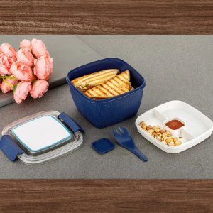 One of a kind Reusable Lunch Box Food Containers which is designed to make mealtime a breeze for both adults and kids