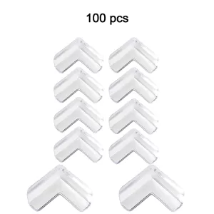Square Edge Protector for Safeguarding Edges on Various Materials and All Purpose Use 100 Pcs