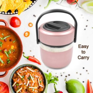 Leak proof thermos flask for hot food