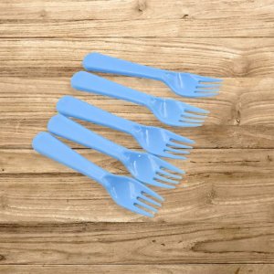High quality reusable plastic forks of 5 pc set
