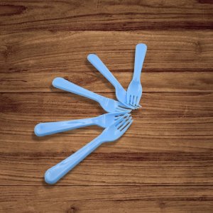 High quality reusable plastic forks of 5 pc set