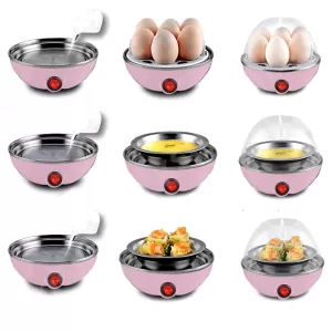 Electric Egg Boiler Poacher Cooker and Steamer Available in 1 Layer