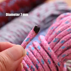 10 Meter Heavy Duty Laundry Drying Clothesline Rope Portable Travel Nylon Cord for Sturdy Clothes Line and Art Project