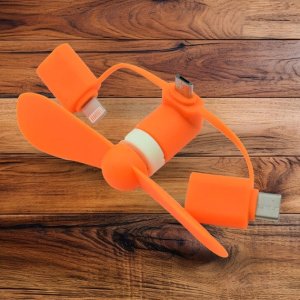 OTG Mini Portable 3 in 1 Mobile Fan for Android and iPhone