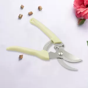 Stainless Steel Pruning Shears with Sharp Blades and Comfortable Handle Heavy Duty Garden Cutter Tool for Easy 1 Piece