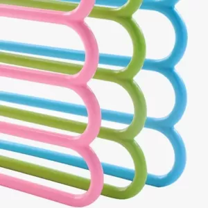 Multipurpose 5 Layer Plastic Hanger Assorted