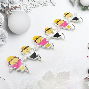 Mighty Cartoon Wall Hooks of 6pc
