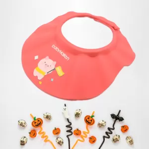 Baby Bath Cap with Visor Hat for Toddler Infant Kid Gentle Shampoo Protection Eye and Ear Shield Comfortable Hair Washing Experience 1 Piece