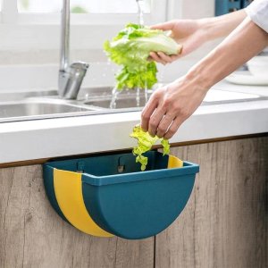 Hang & Tidy Trash Bin with adhesive hook