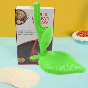 Multicolor Plastic Puri and Papad Maker Press Machine of Strawberry Shaped