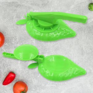 Multicolor Plastic Puri and Papad Maker Press Machine of Strawberry Shaped