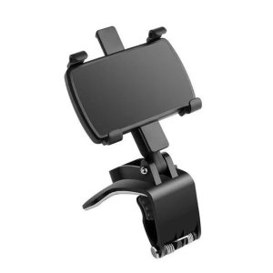 Car Phone Holder Clip Mount 360° Rotation HUD Navigation